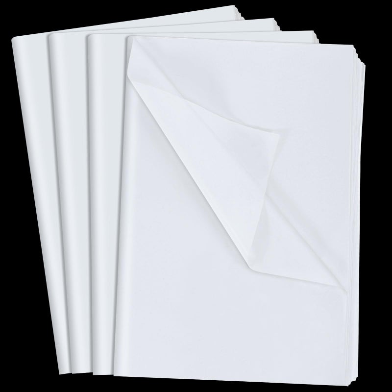 20 x 30 Inches White Tissue Paper 600 Sheets Wrapping Tissue Paper Bulk for Storage Packaging Gift Bags Christmas Wedding Birthday Art Crafts